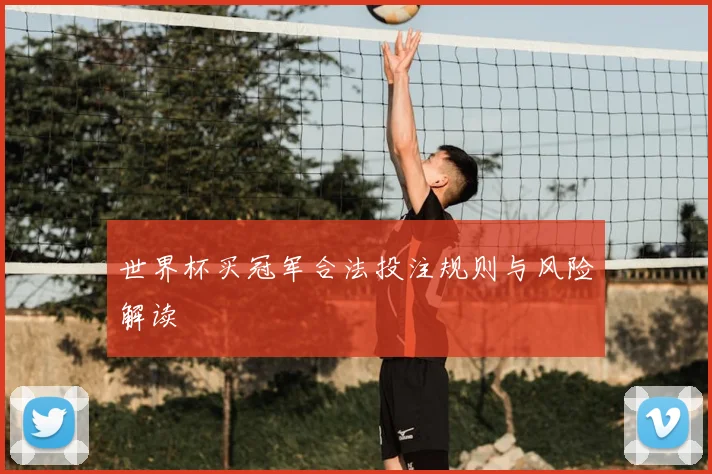 世界杯买冠军合法投注规则与风险解读