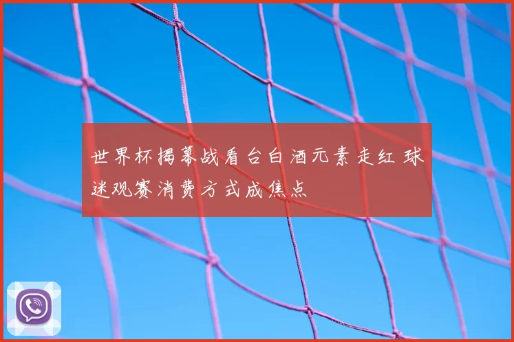 世界杯揭幕战看台白酒元素走红 球迷观赛消费方式成焦点